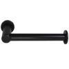 Fino Collection, Surface-Mounted Toilet Roll Holder, Matte Black