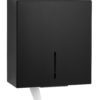 Fino Collection, Surface-Mounted Single Jumbo Toilet Roll Holder, Matte Black